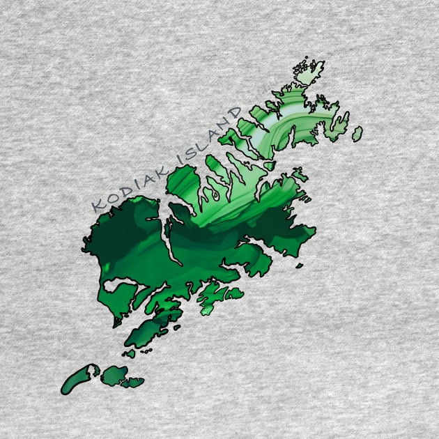 Kodiak Island, AK by Tiny Bird Studio